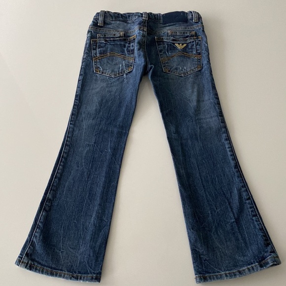 Armani Junior Girls Blue Jeans New - Picture 3 of 7